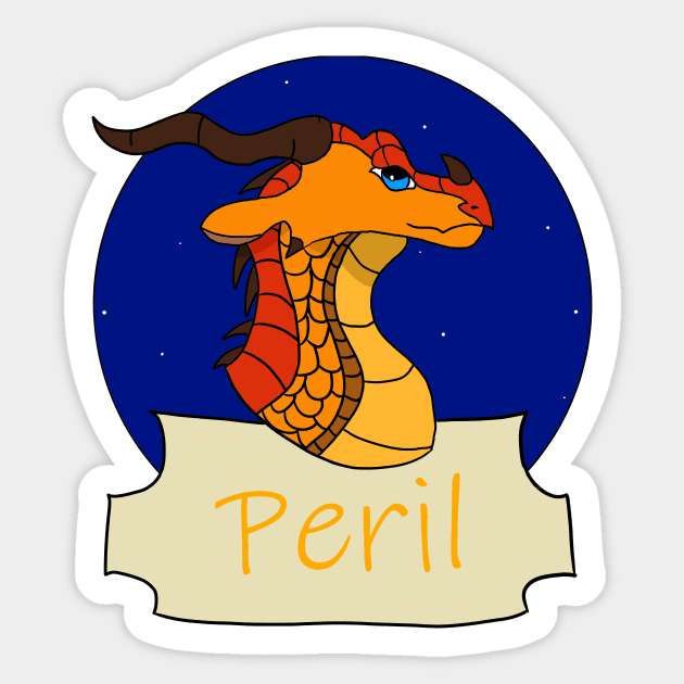 Peril the Skywing Sticker by Rune Creations